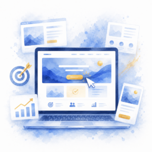 Microsite Landing Page Business Office