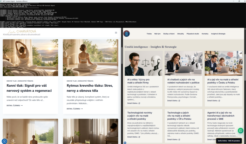 AI Agent I – Obsahový agent