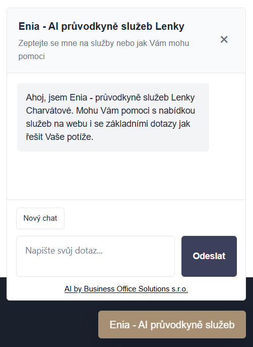 AI obchodní asistent
