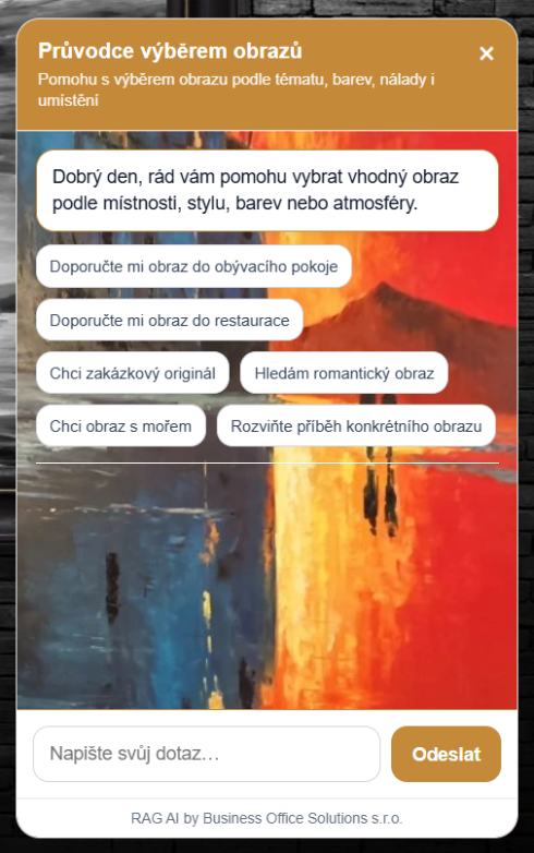 RAG AI chat asistent Business Office Slutions s.r.o.