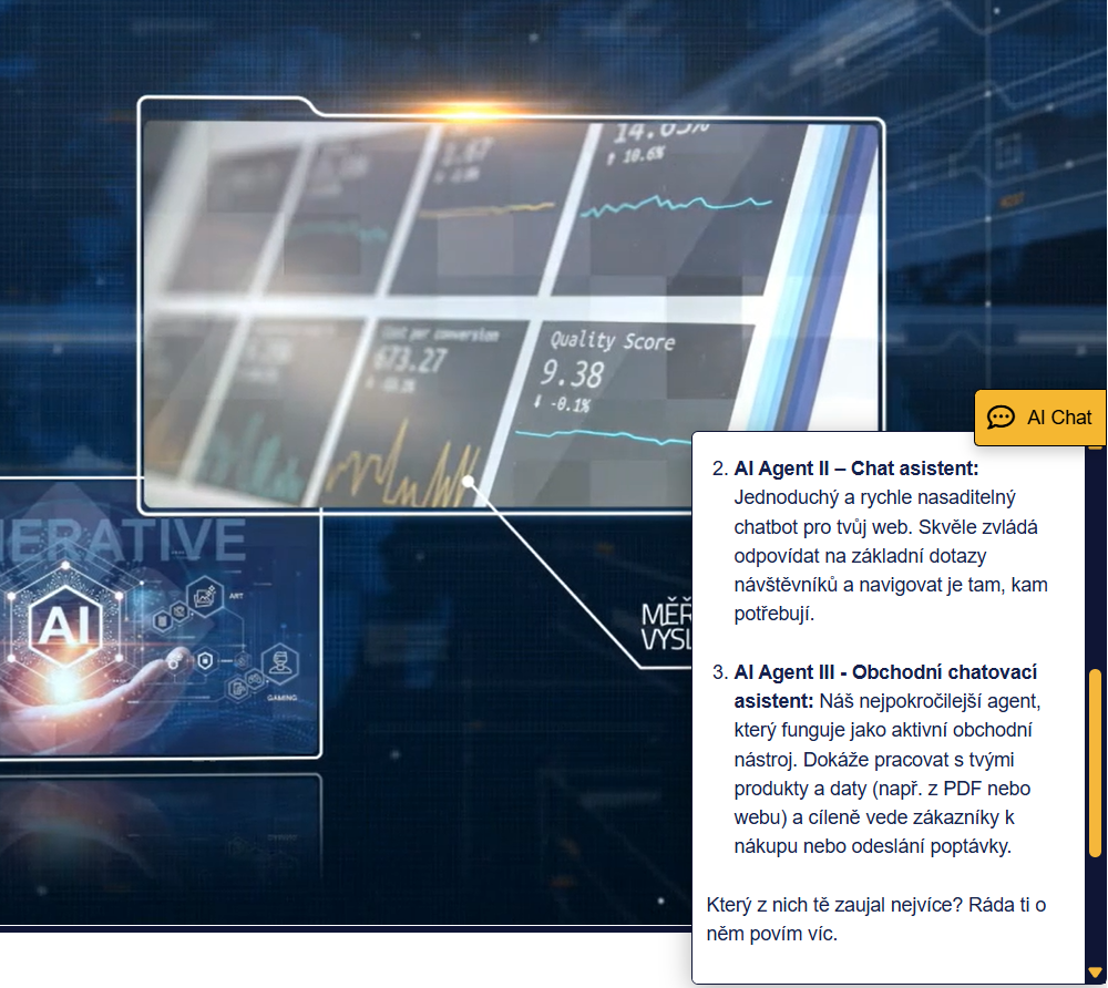 RAG AI - obchodní poradce Business Office Solutions